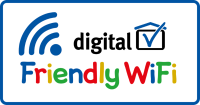 Logo of digital friendly wi-fi