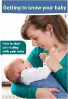 Cover of Getting to know your baby leaflet