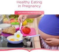 Healthy eating in pregnancy fact sheet cover