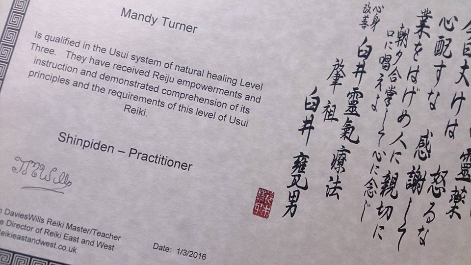 Reiki Shinpiden Master Practitioner
