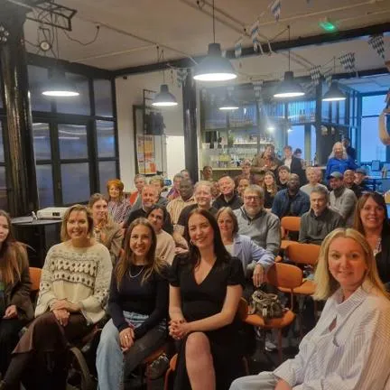 Our relaunch event at Laceworks Bar, September 2025