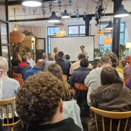 Networking tips and a lively discussion