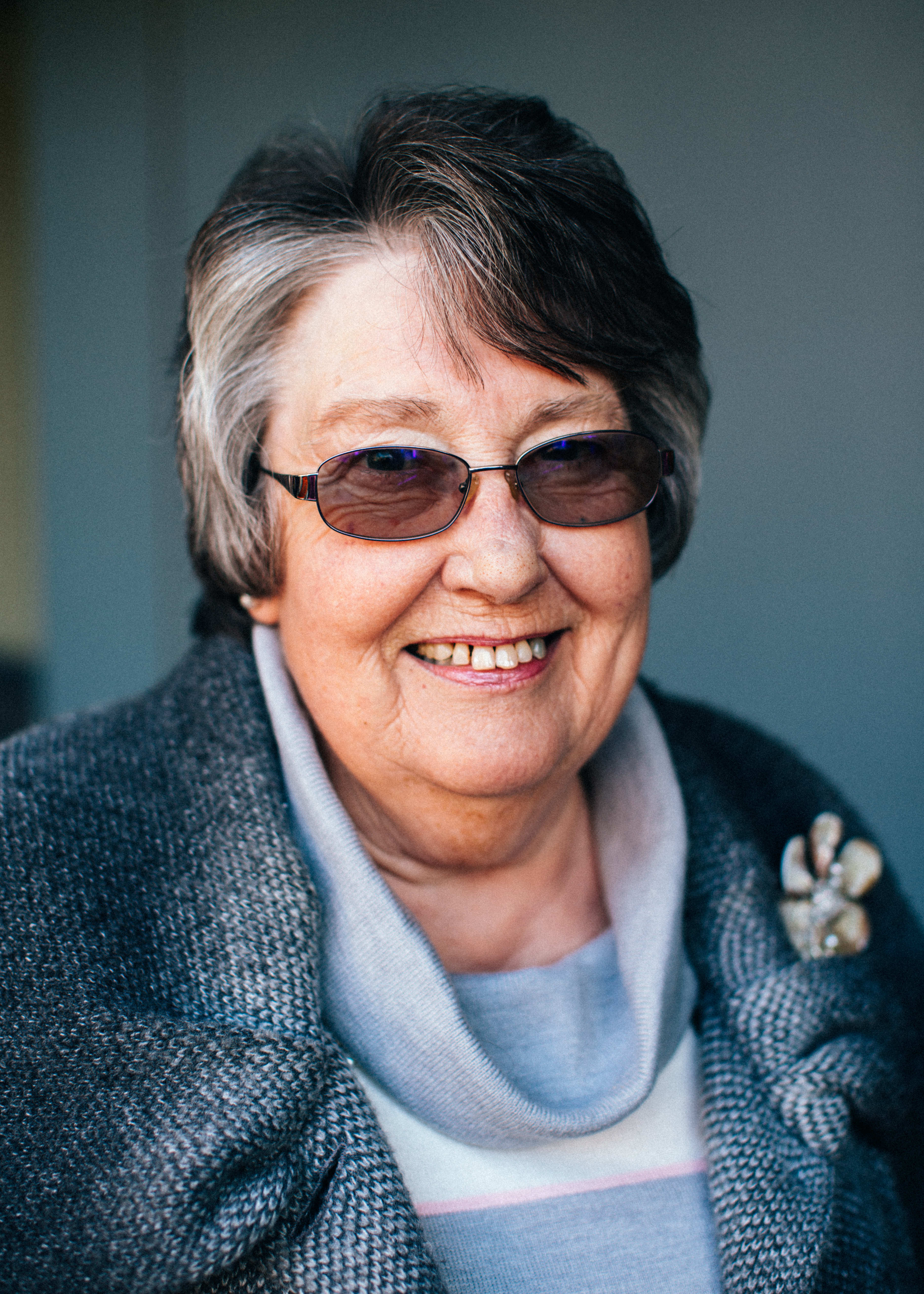 Close up of woman smiling