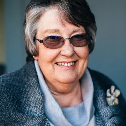 Close up of woman smiling