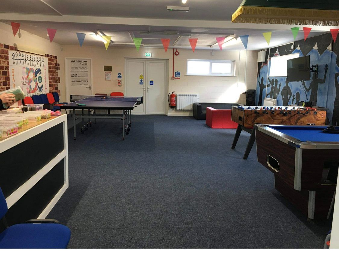 ABC Youth Club - Pool table, table tennis, table football, games console, music