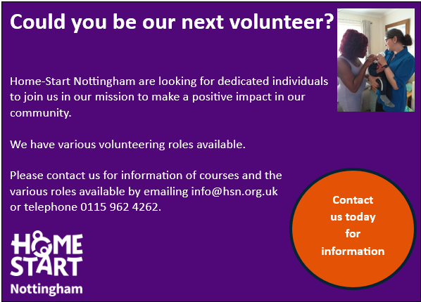 Volunteer advert
