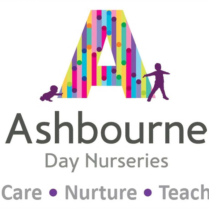 Ashbourne Day Nurseries Logo - Care Nurture Teach