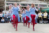 The team dancing in Buxton