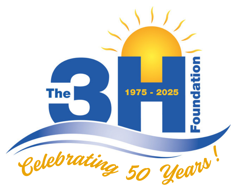 The 3H Foundation 50th Year Logo