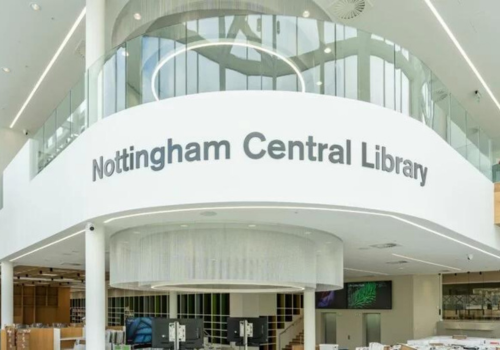 Nottingham central library image