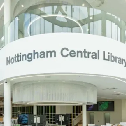 Nottingham central library image