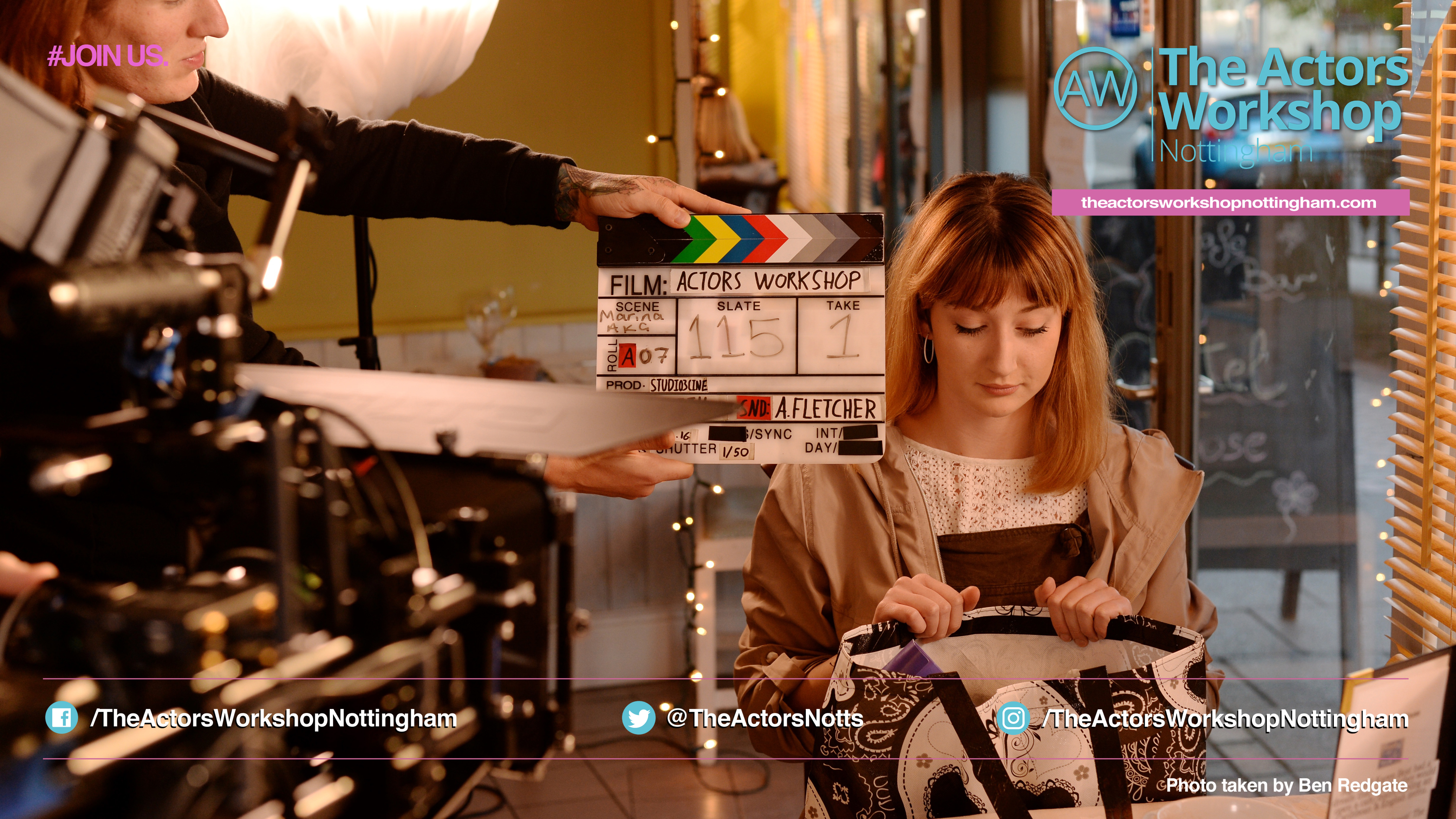 Screen acting classes with The Actors Workshop Nottingham