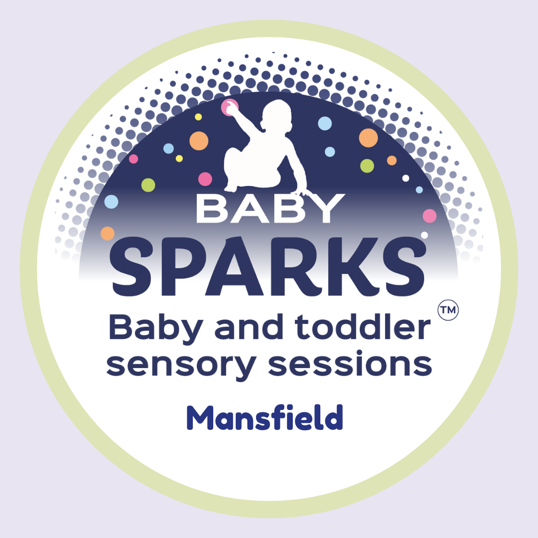 Bay Sparks Logo. Baby and toddler sensory sessions.