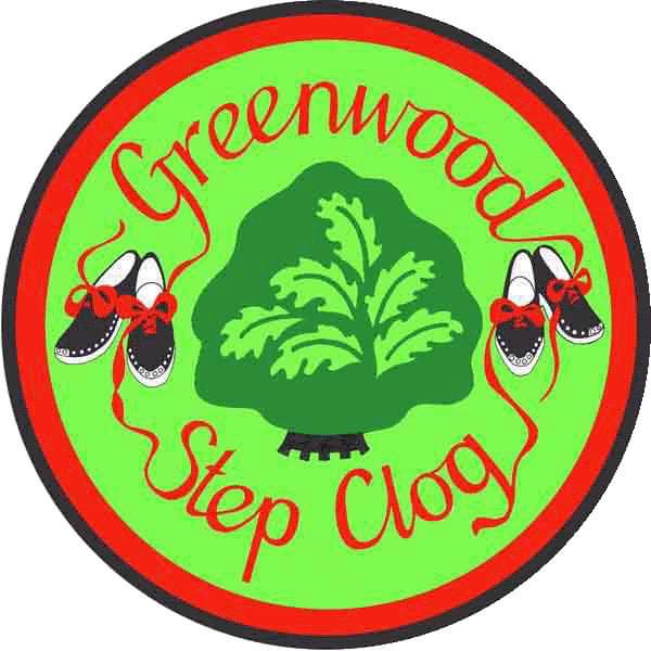 Greenwood Step Clog Dancers Logo