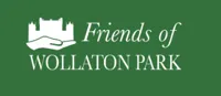 Logo: Wollaton Hall building being held by a hand, with text Friends of Wollaton Park