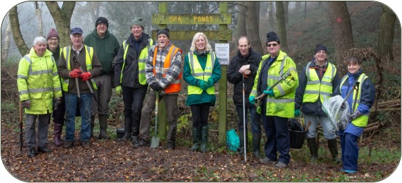 FTNCG volunteers at Spa Ponds