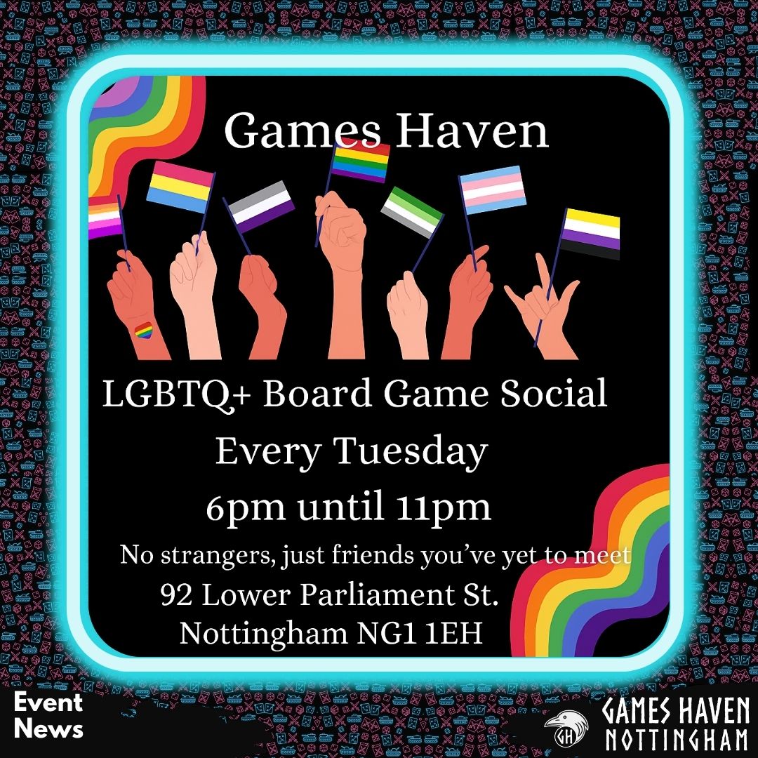 Tuesday LGTBQ+ Games Night