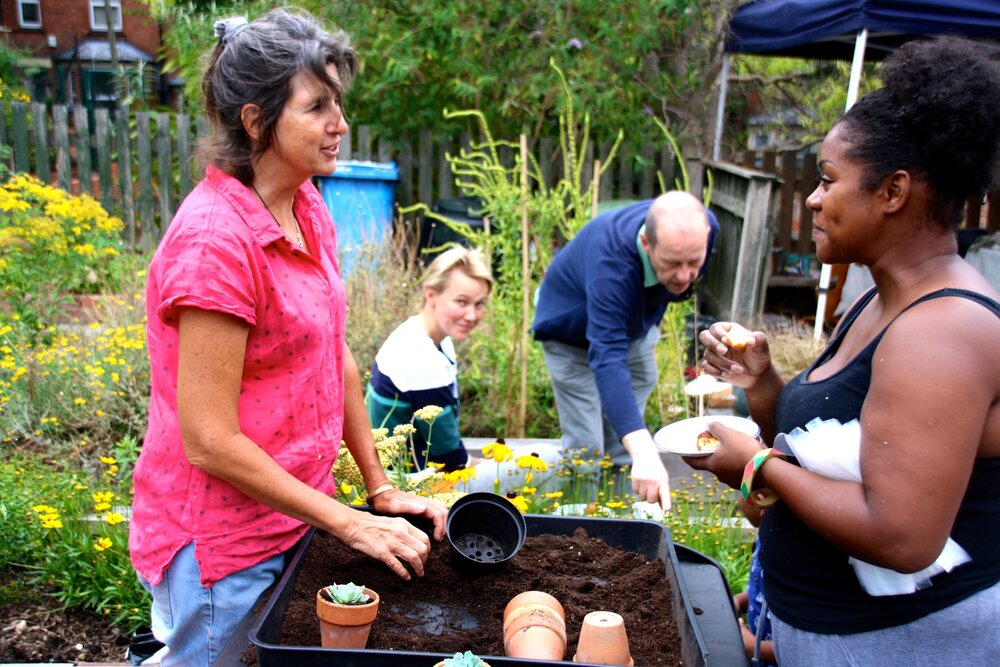 People Gardening
