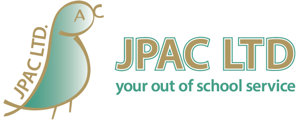JPAC Ltd logo. Your out of school service.