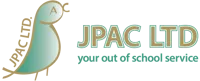 JPAC Ltd logo. Your out of school service.