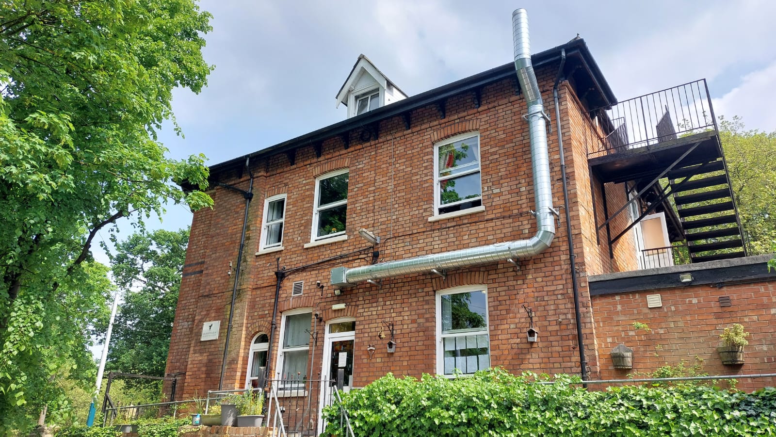 Rear of Building