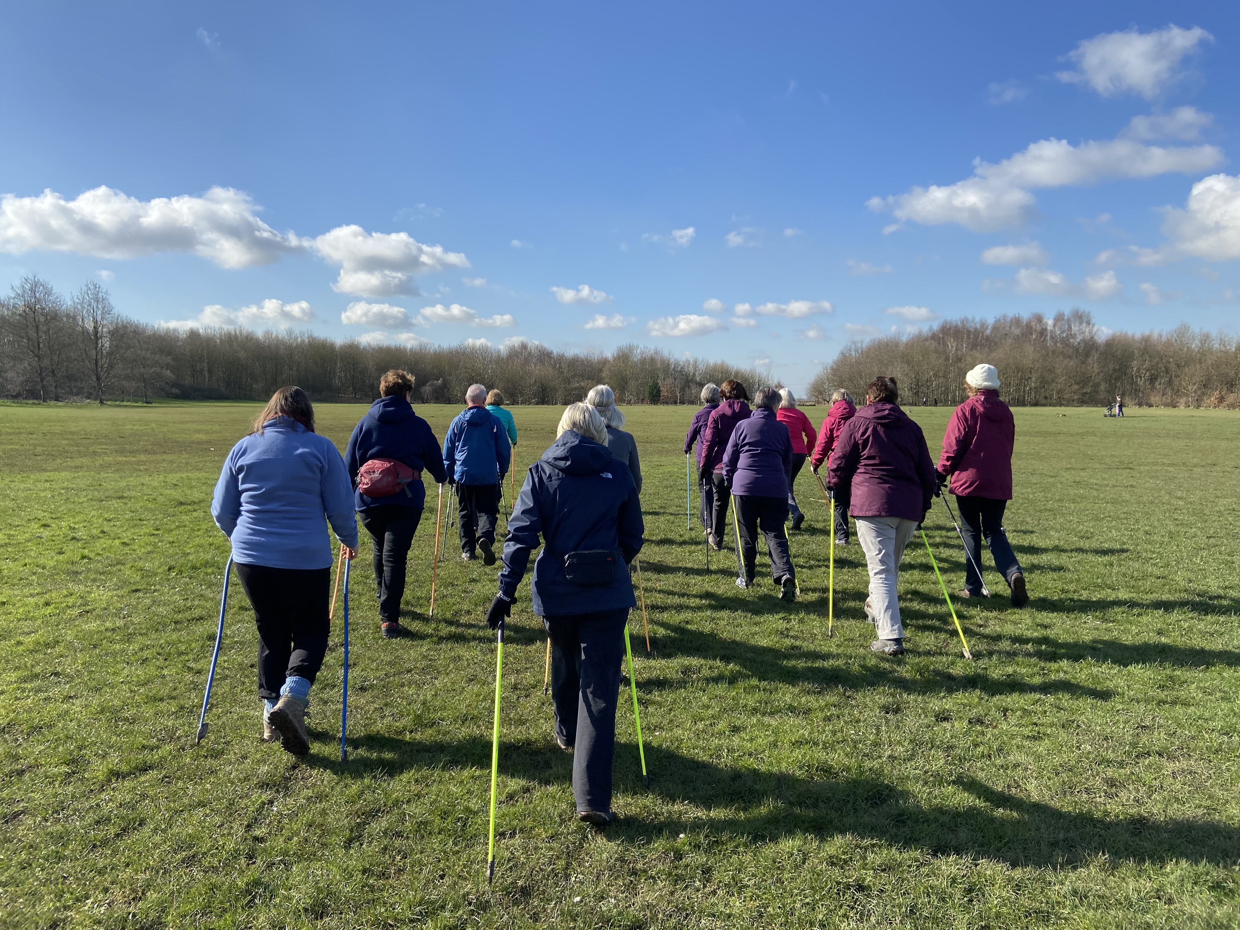 Group photo of Nordic Walkers 3