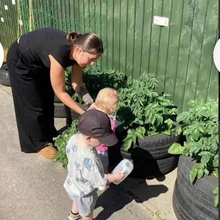 Growing our own vegetables
