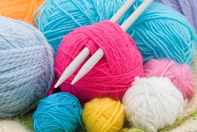Balls of yarn