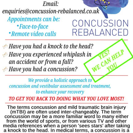 Concussion Rebalanced Leaflet