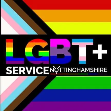 LGBT+ service Nottinghashire logo