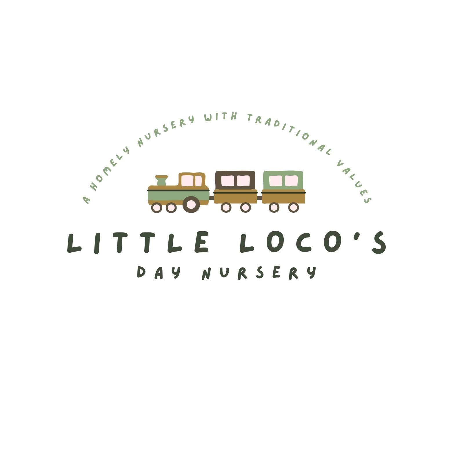 Little Locos Day Nursery Logo - a homely nursery with traditional values