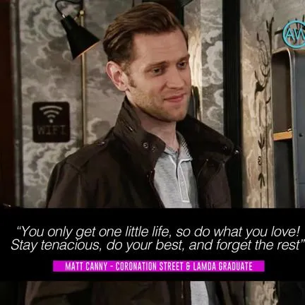 Ex-AW Member Matt Canny Coronation Street Actor