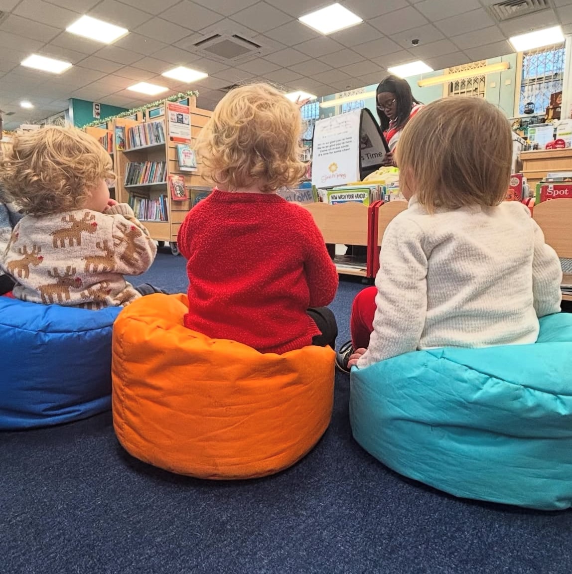 Tots time at the library