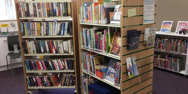 Interior shot of Rainworth Community Partnership Library