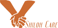 Logo: Two hands holding with text Shiloh Care