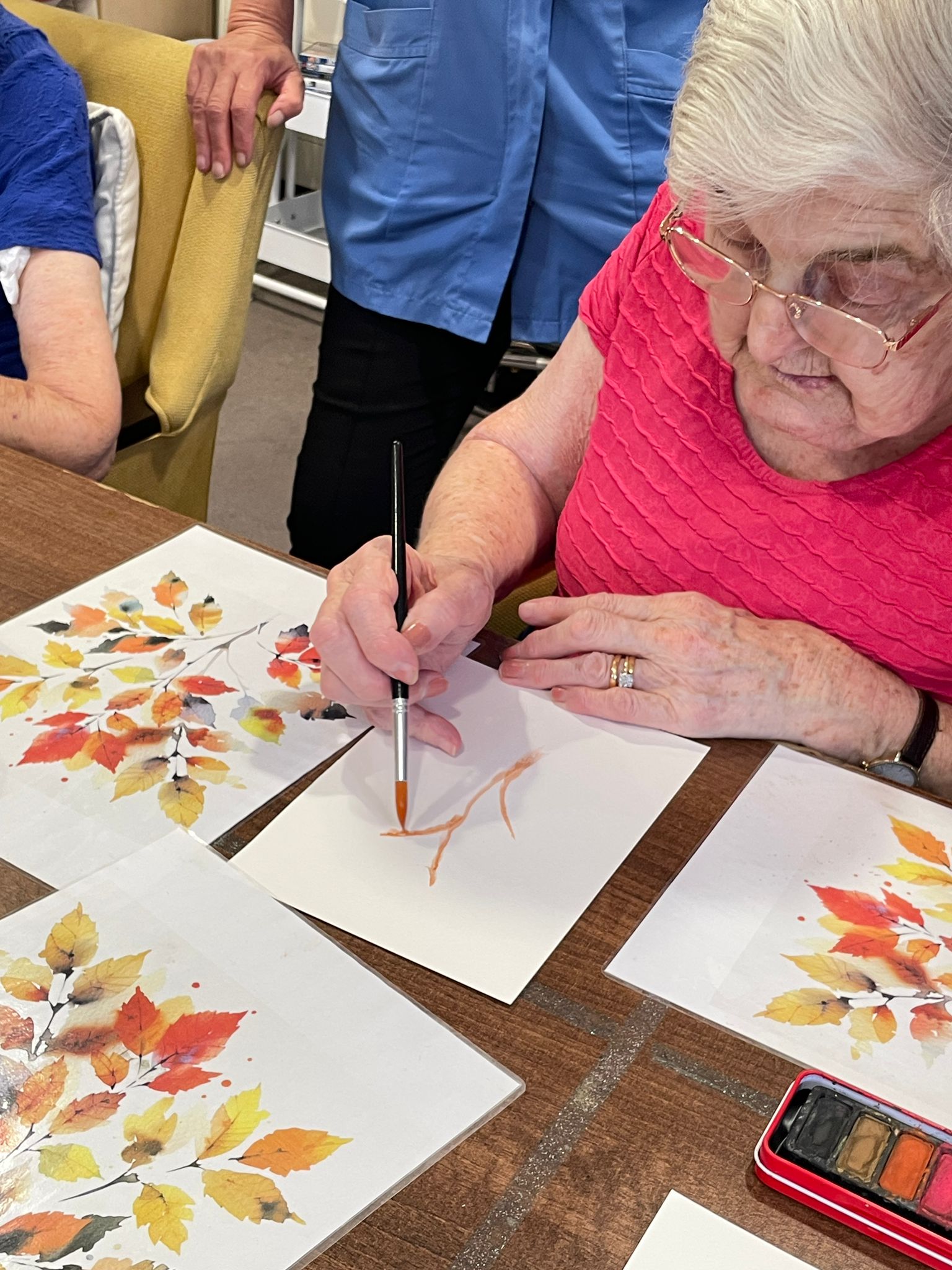 Residents are active